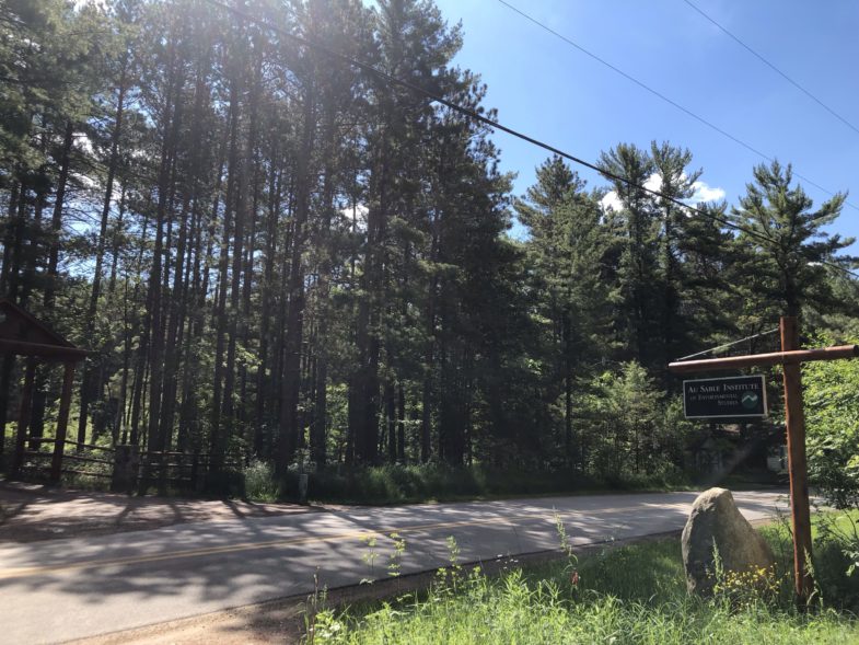 Entrance to Au Sable Institute of Environmental Studies. Photo: Kevin Rose.