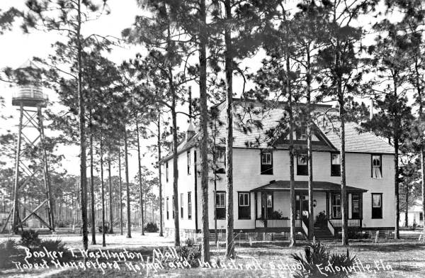  Robert Hungerford Normal and Industrial School, Booker T. Washington Hall (c. 1910) via Florida Memory: State Library and Archives of Florida, Print Collection